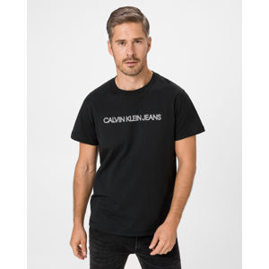 Calvin Klein pánské černé tričko Outline - XL (BEH)